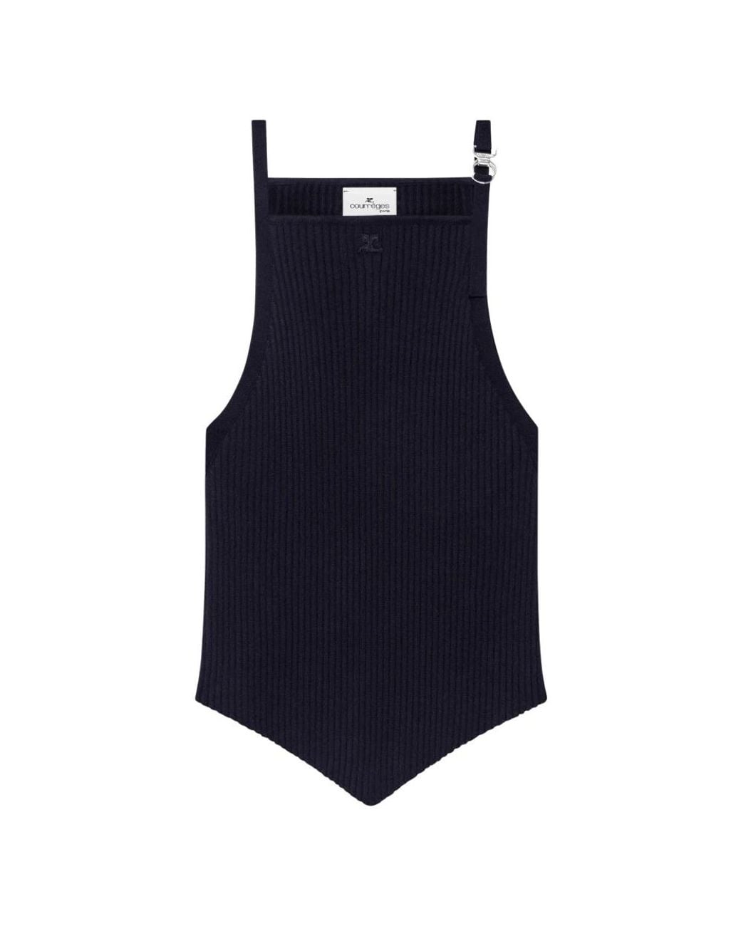 Courreges Blue Sleeveless Tops