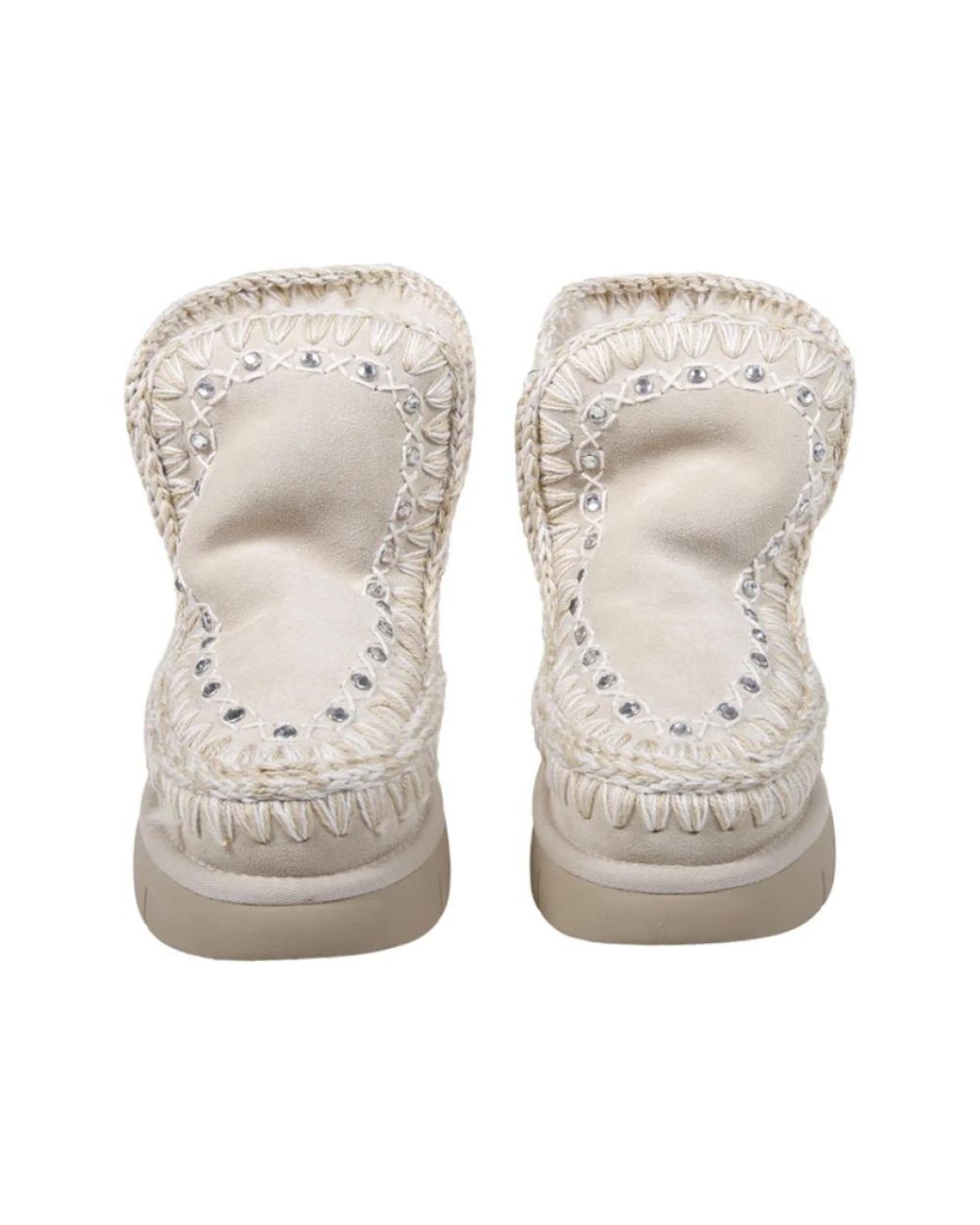 Mou Gray Bounce Boot Strass