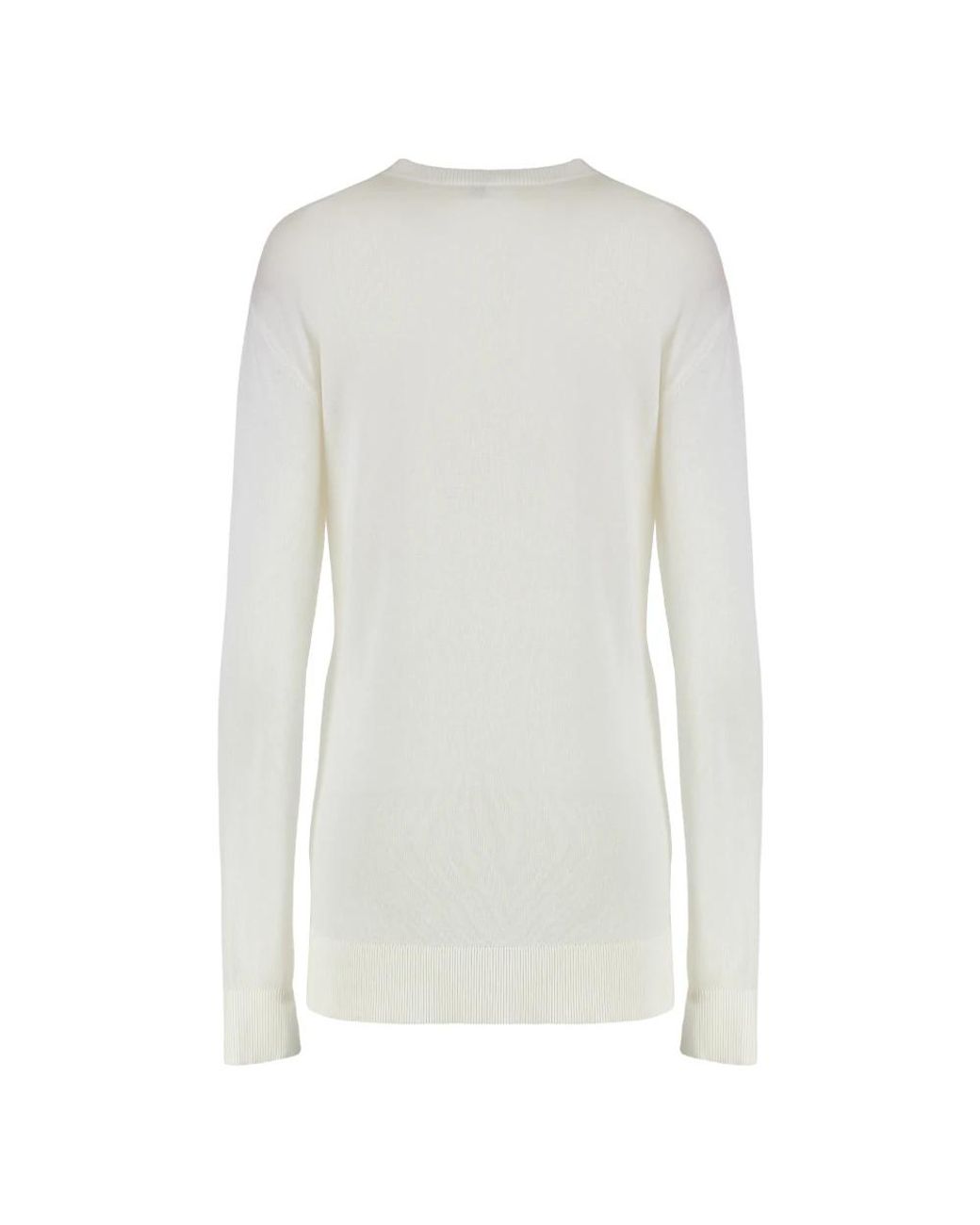 Totême White Round-Neck Knitwear