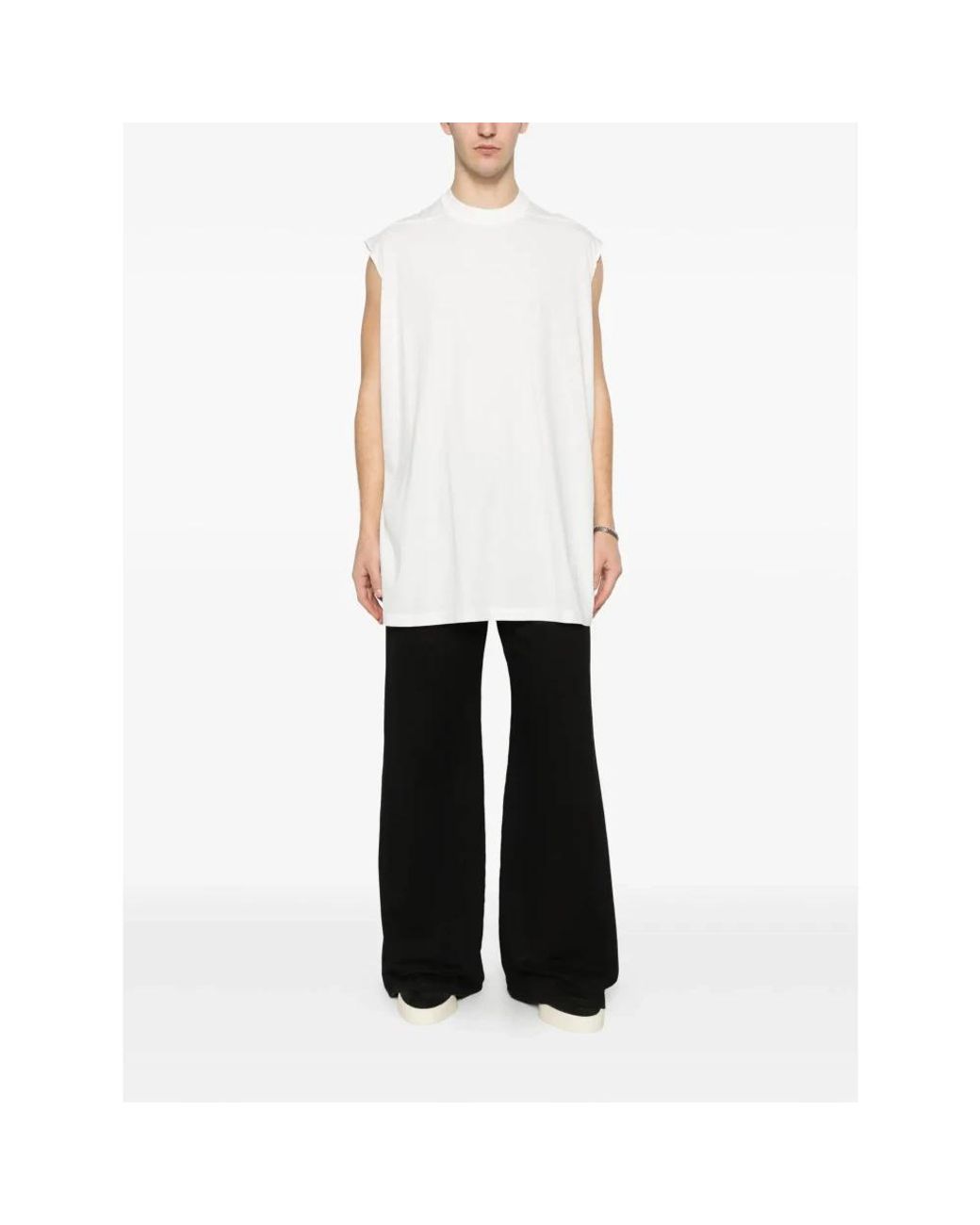 Rick Owens White Sleeveless Tops for men