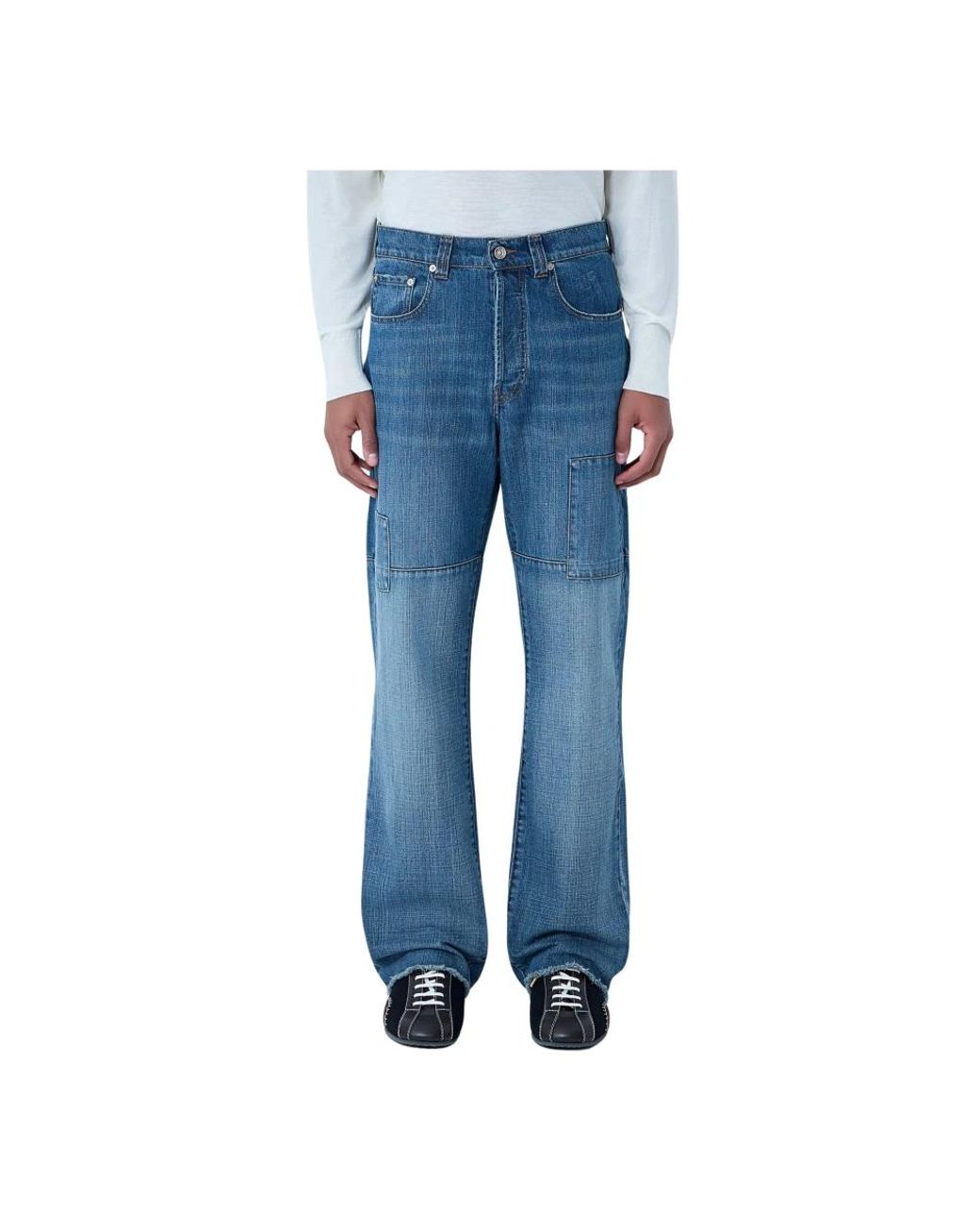 Wales Bonner Blue Wide Jeans for men