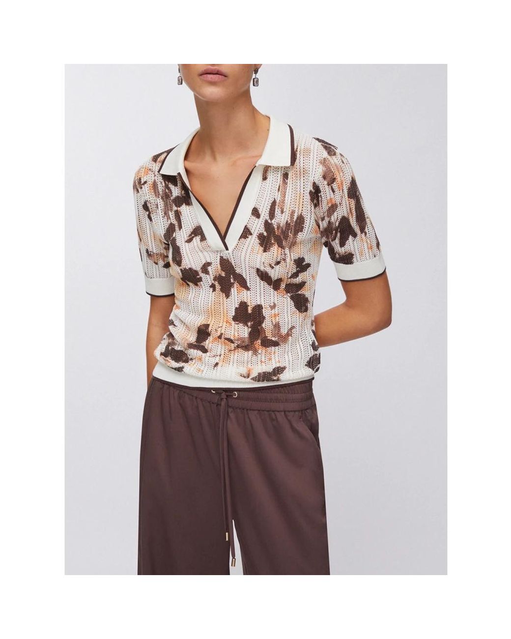 Liu Jo Natural Polo Shirts