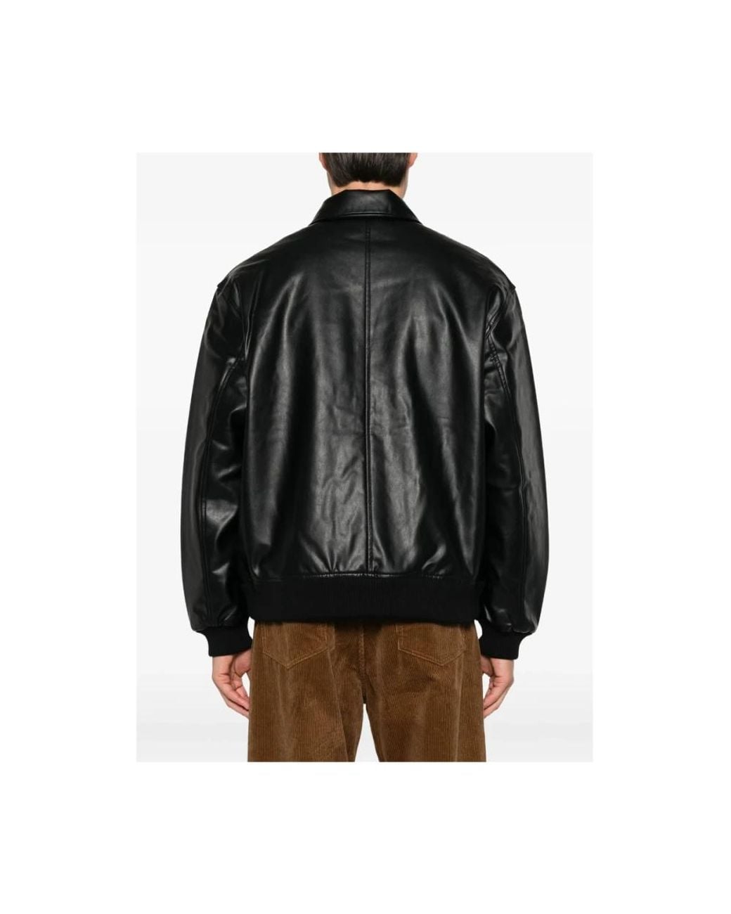 Carhartt Black Leather Jackets for men