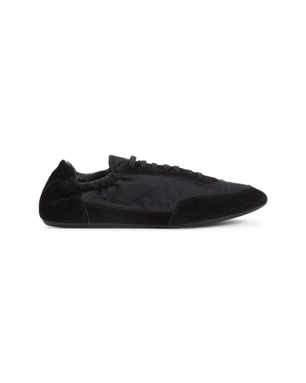 Prada Black Re-Nylon-Suede Sneakers for men