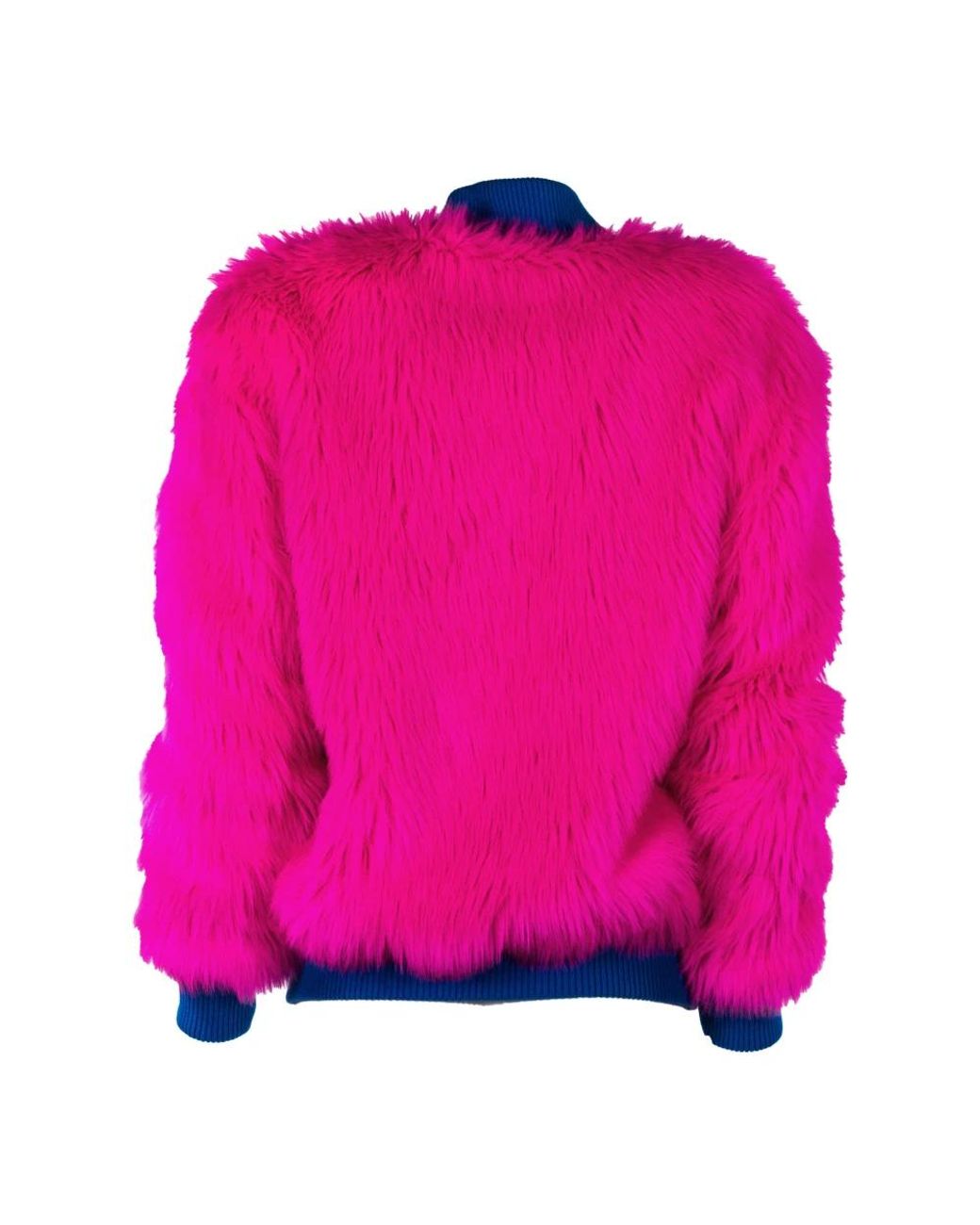 Alberta Ferretti Pink Faux Fur & Shearling Jackets