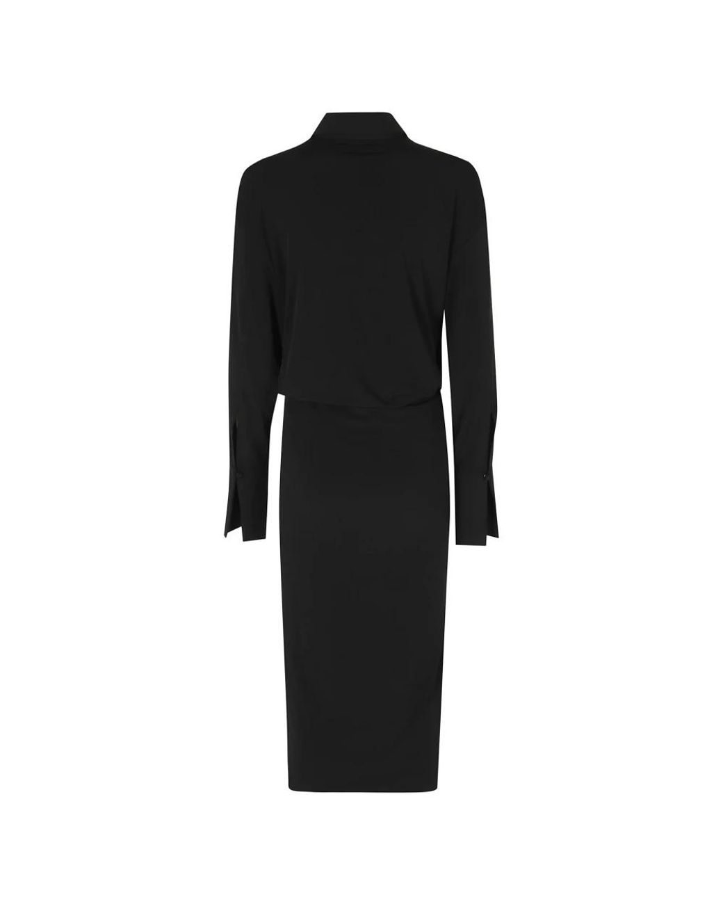 ANDAMANE Black Shirt Dresses