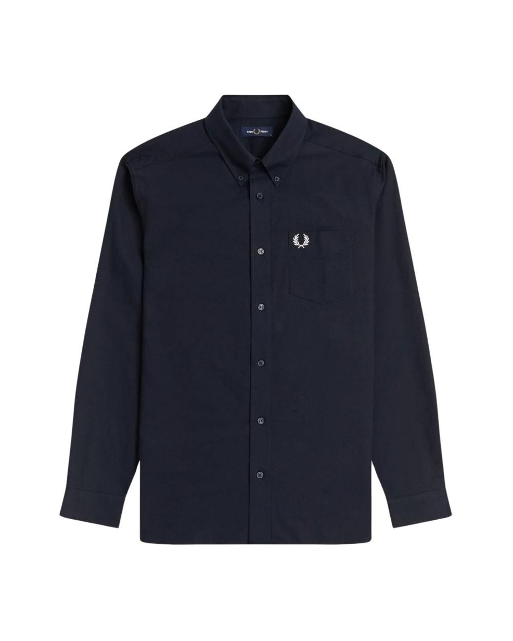 Fred Perry Klassiek Oxford Button-Down Overhemd in het Blue voor heren