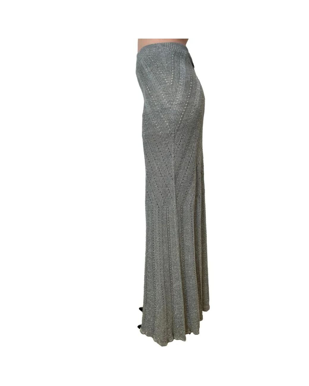 Twinset Gray Maxi Skirts