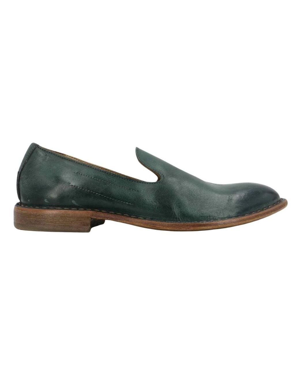 Moma Green Loafers