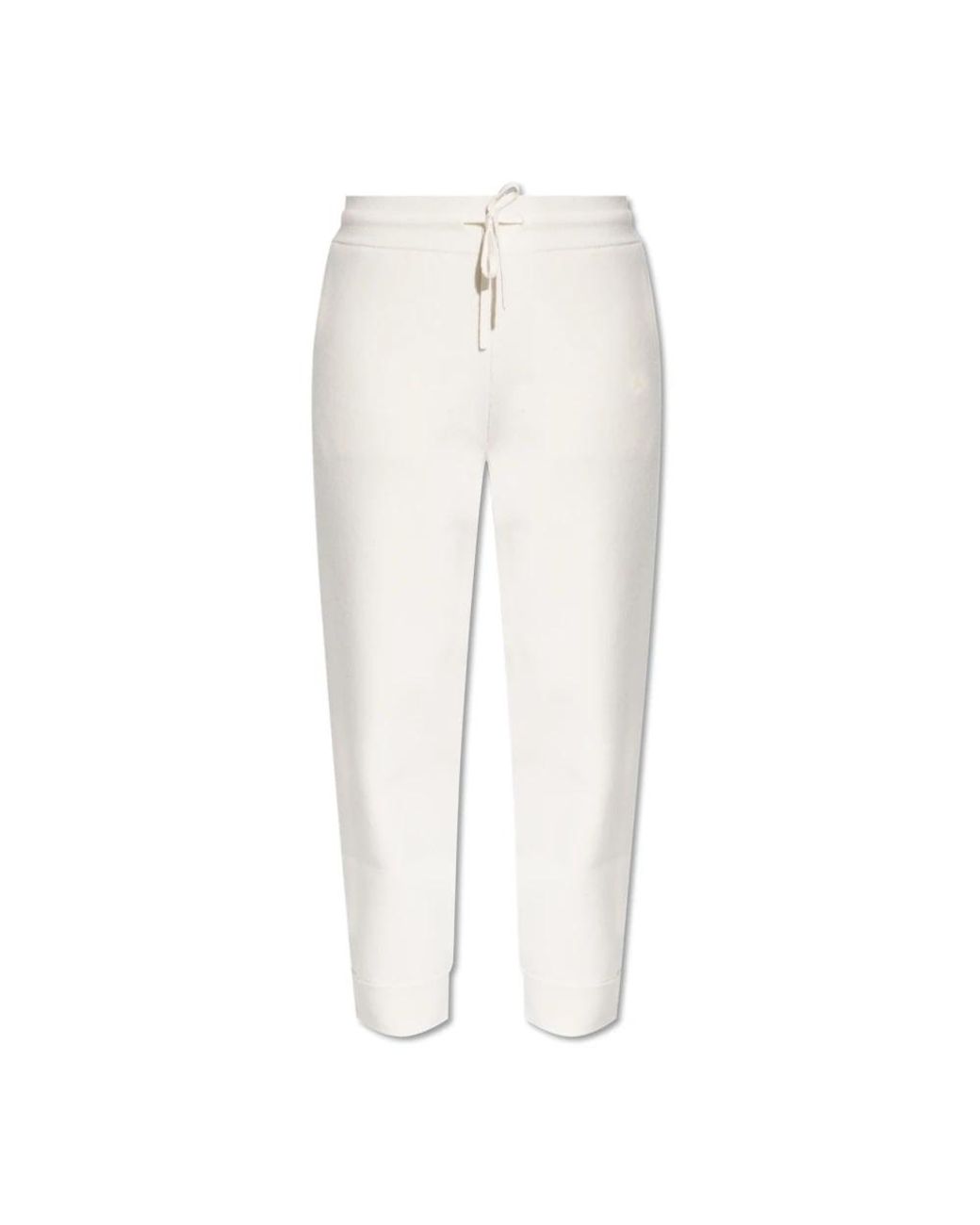Burberry Broeken ,Kasjmier Broek Met Logo in het White