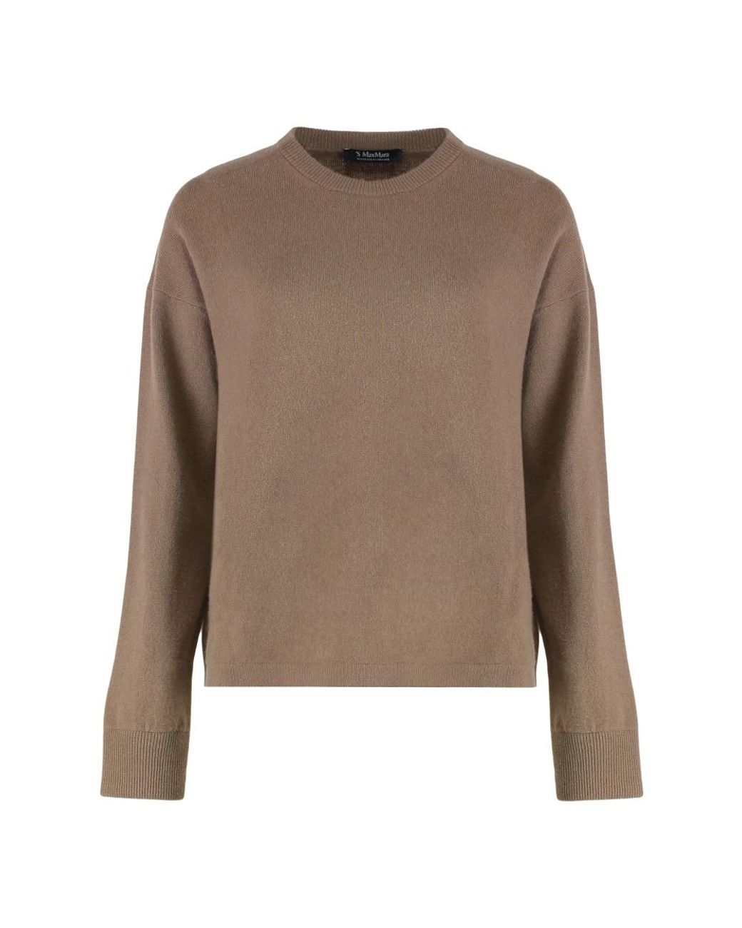 Max Mara Brown Round-Neck Knitwear