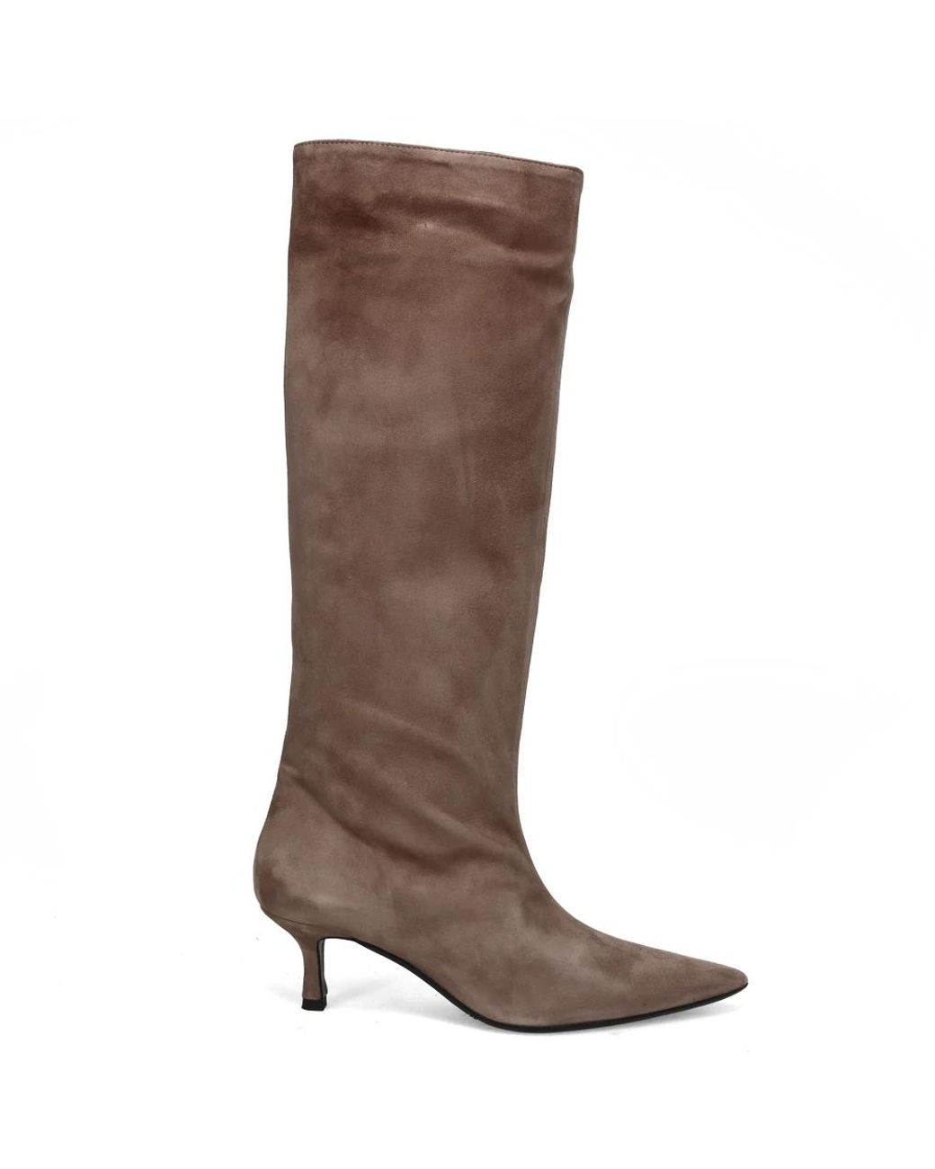 Sangiorgio Brown Heeled Boots