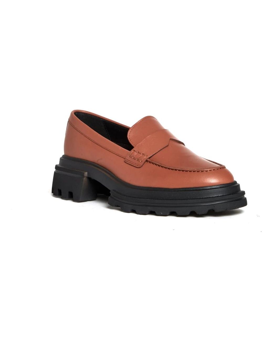 Hogan Red Loafers