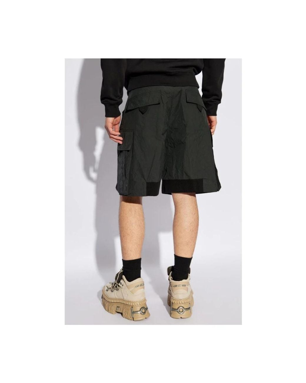 DSquared² Black Casual Shorts for men