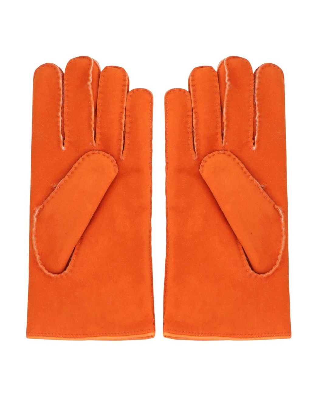 Moorer Orange Gloves for men