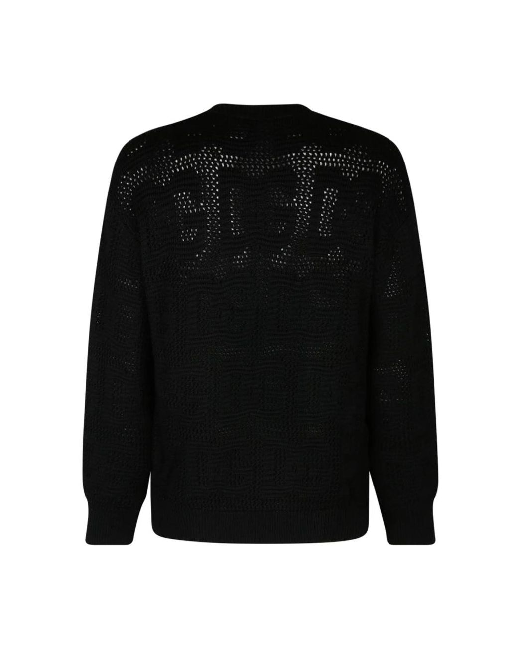Dolce & Gabbana Black Round-Neck Knitwear for men