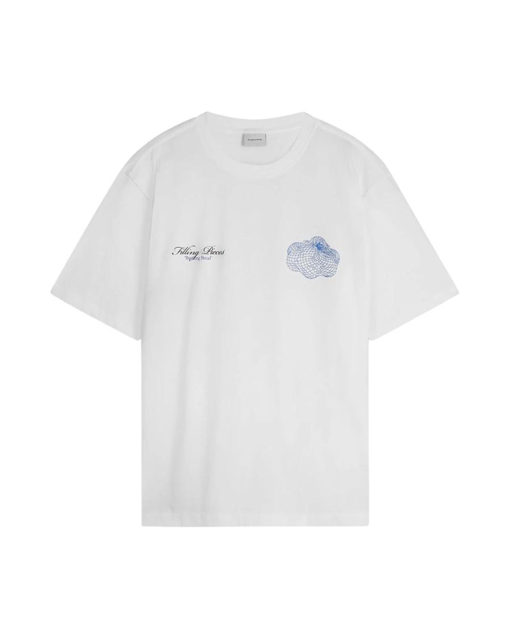 Filling Pieces Tops ,Wit ,Katoen T-Shirt Citrus in het White voor heren