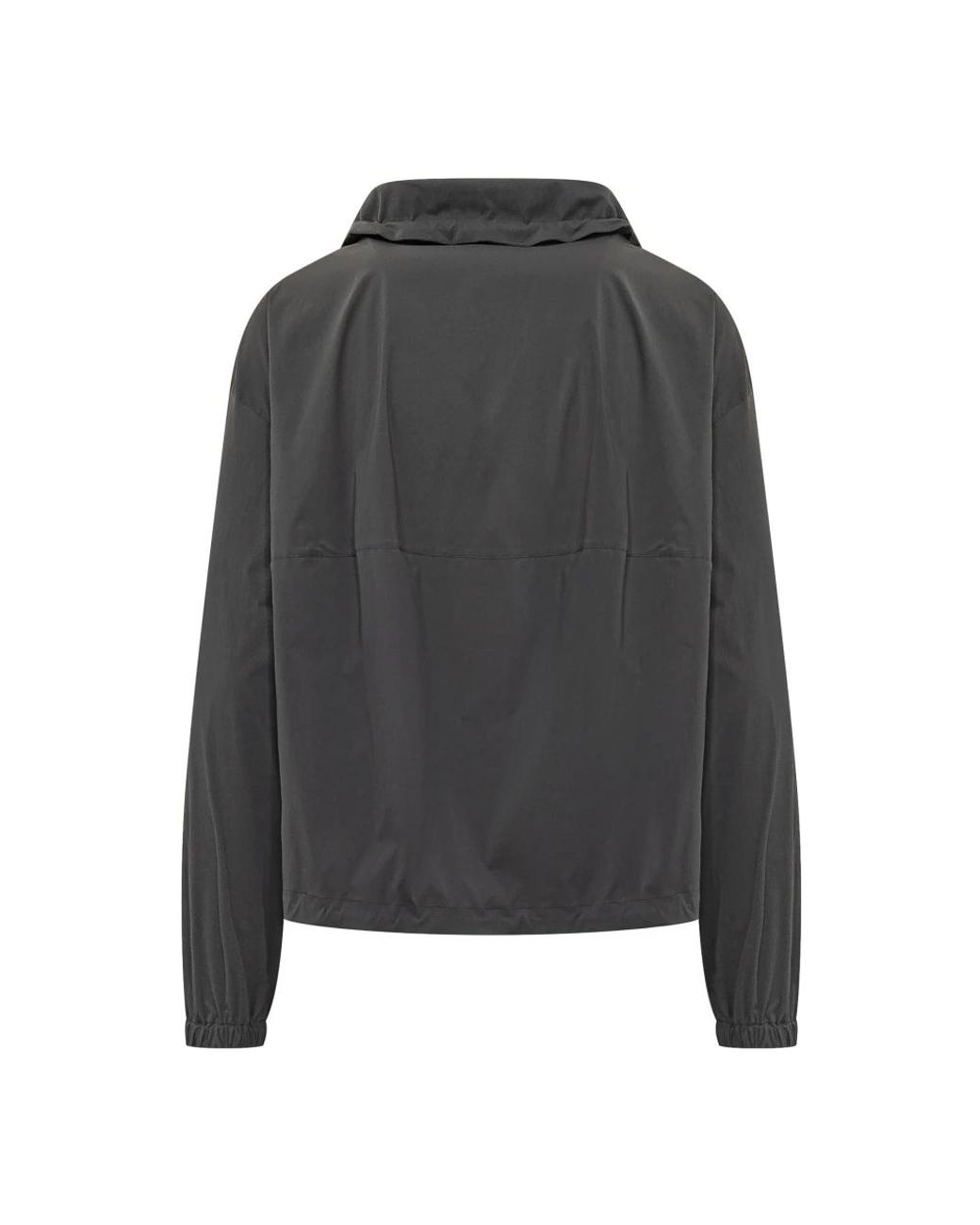Herno Drawstring Hooded Jacket in het Black