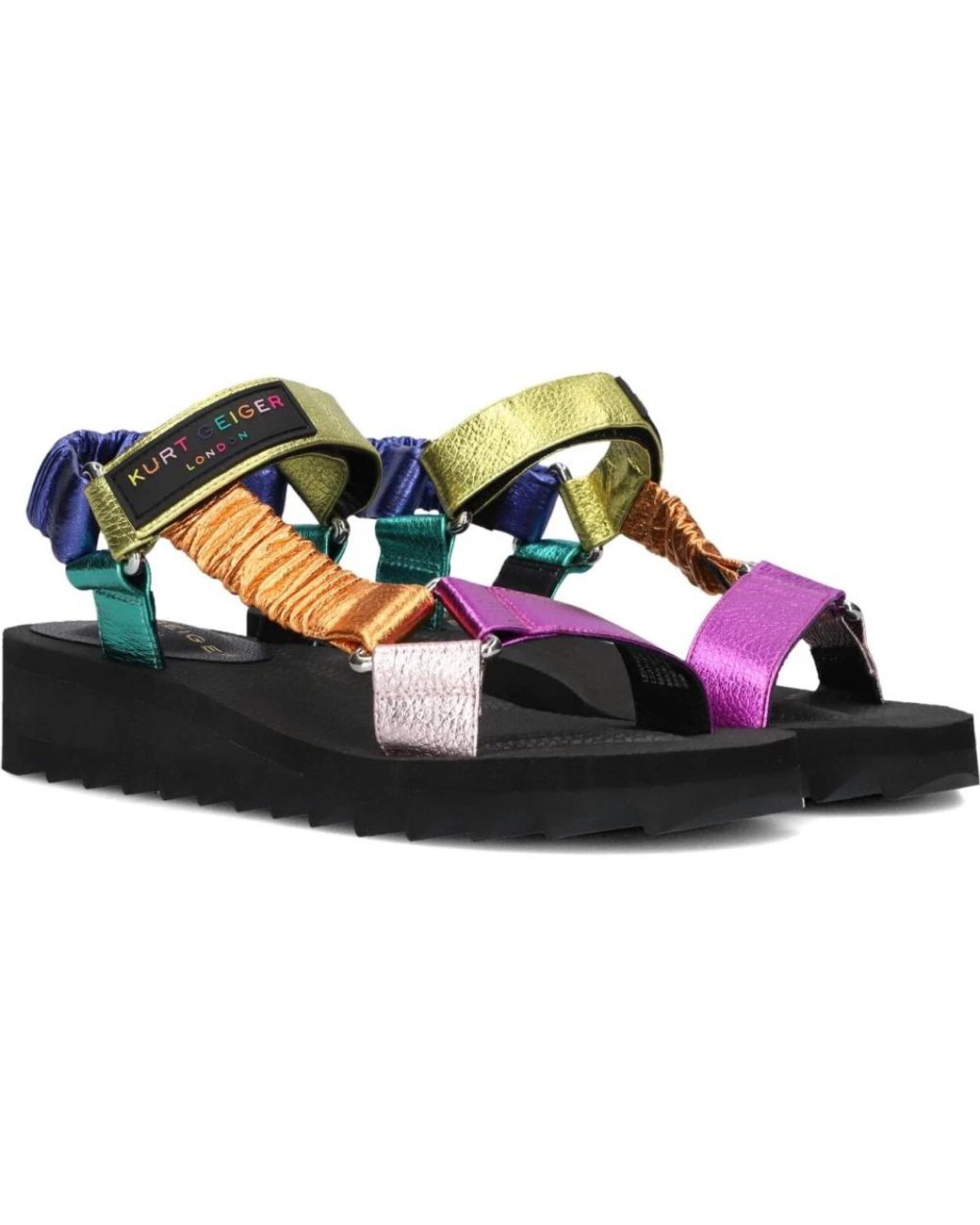 Kurt Geiger Blue Flat Sandals