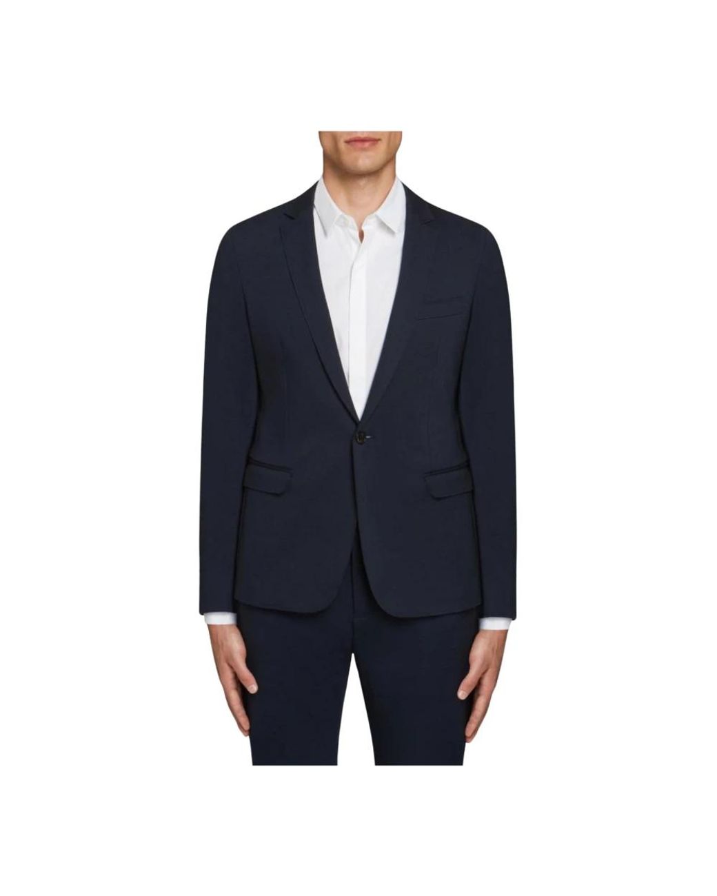 Dondup Blue Blazers for men