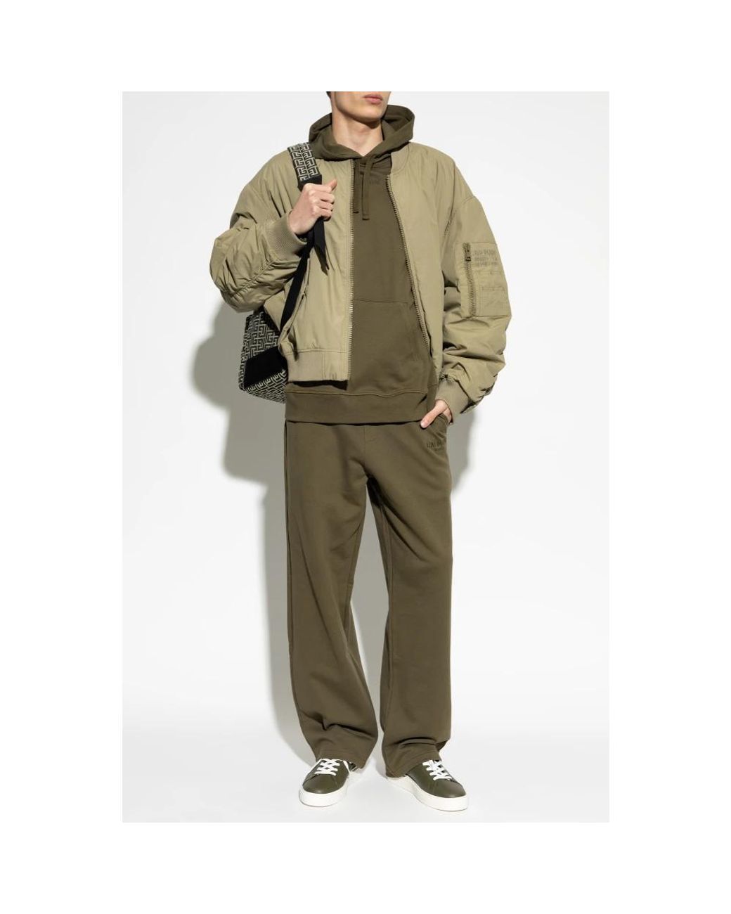 Sweatpants Balmain de hombre de color Green