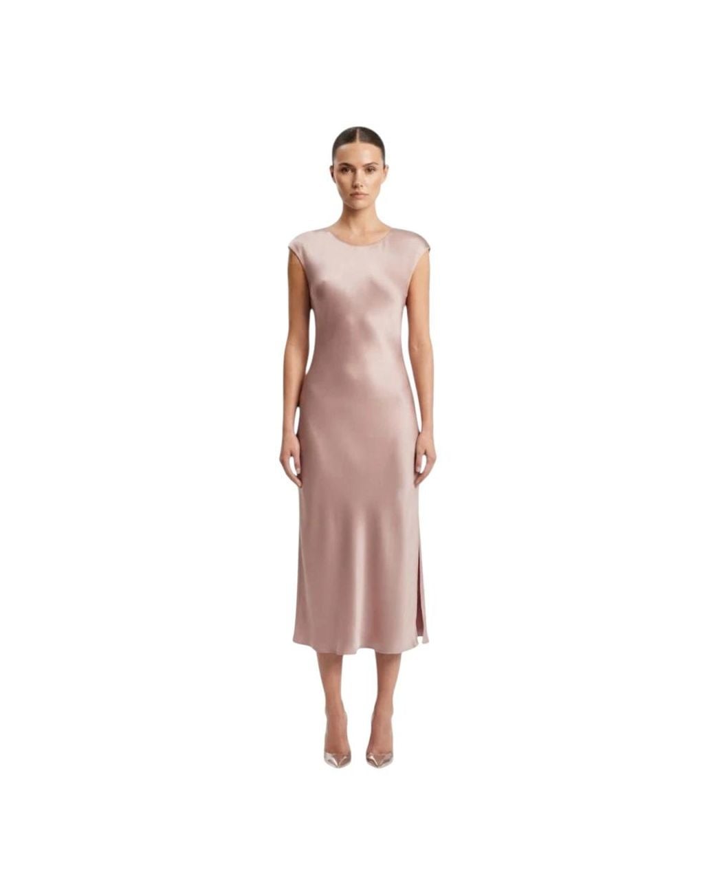 ViCOLO Pink Midi Dresses