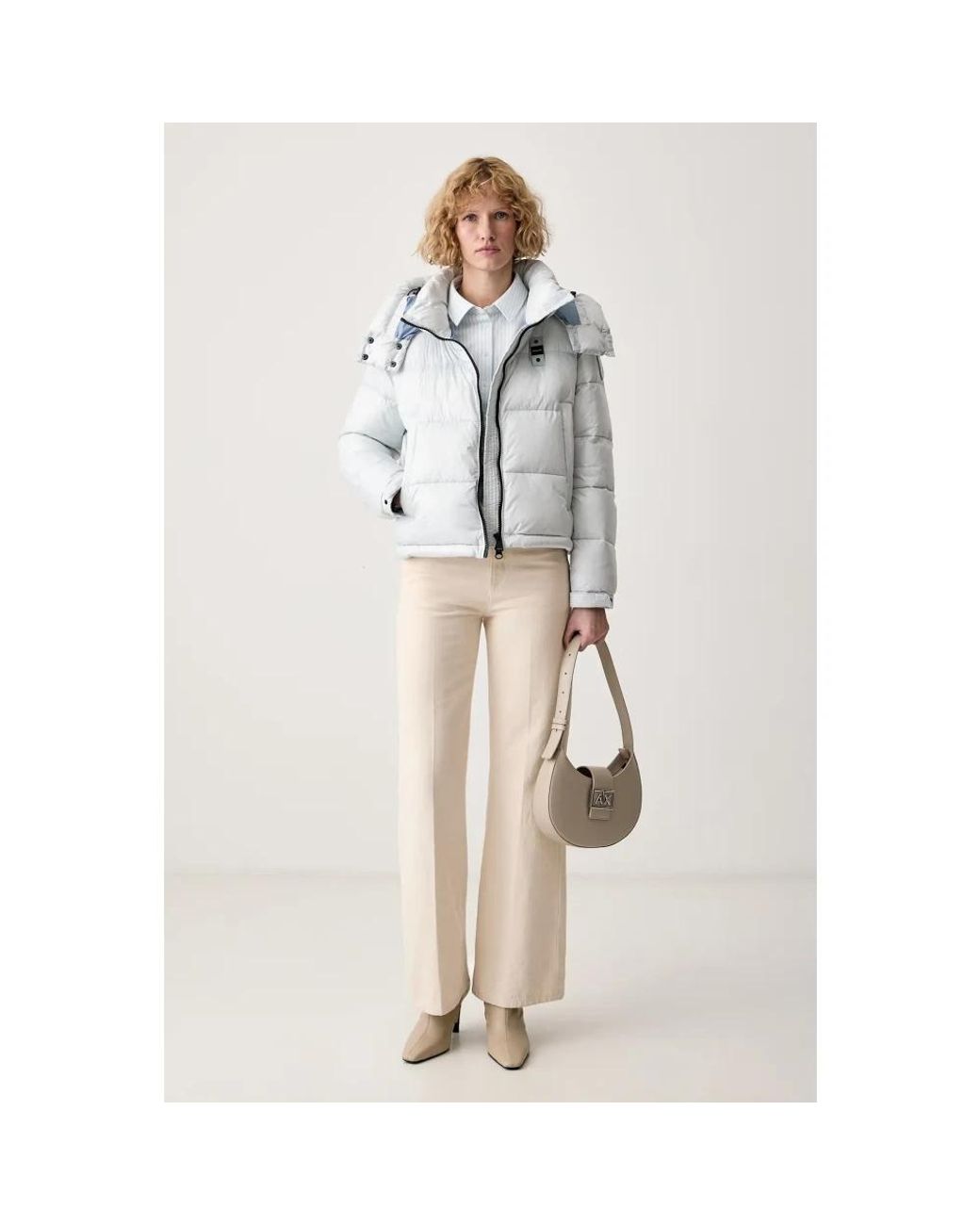 Winter Jackets Blauer de color Blue