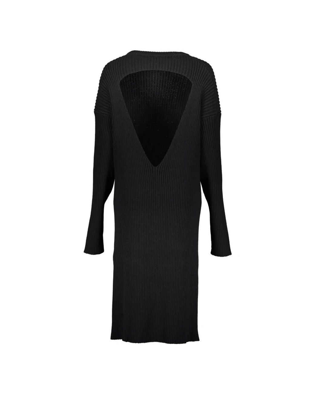 Bottega Veneta Black Knitted Dresses