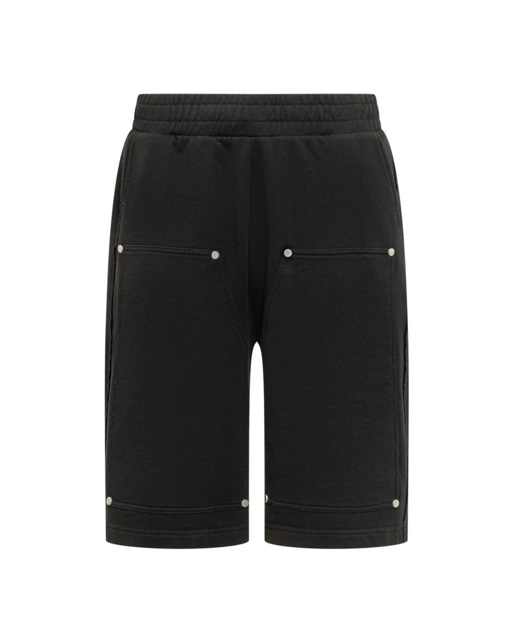 44 Label Group Black Casual Shorts for men
