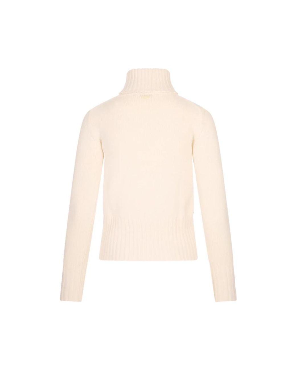 Fedeli White Rollkragenpullover