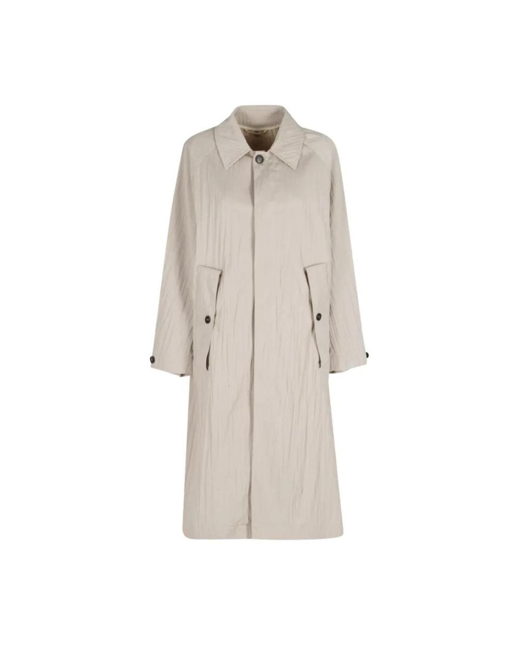 Tela Natural Single-Breasted Coats