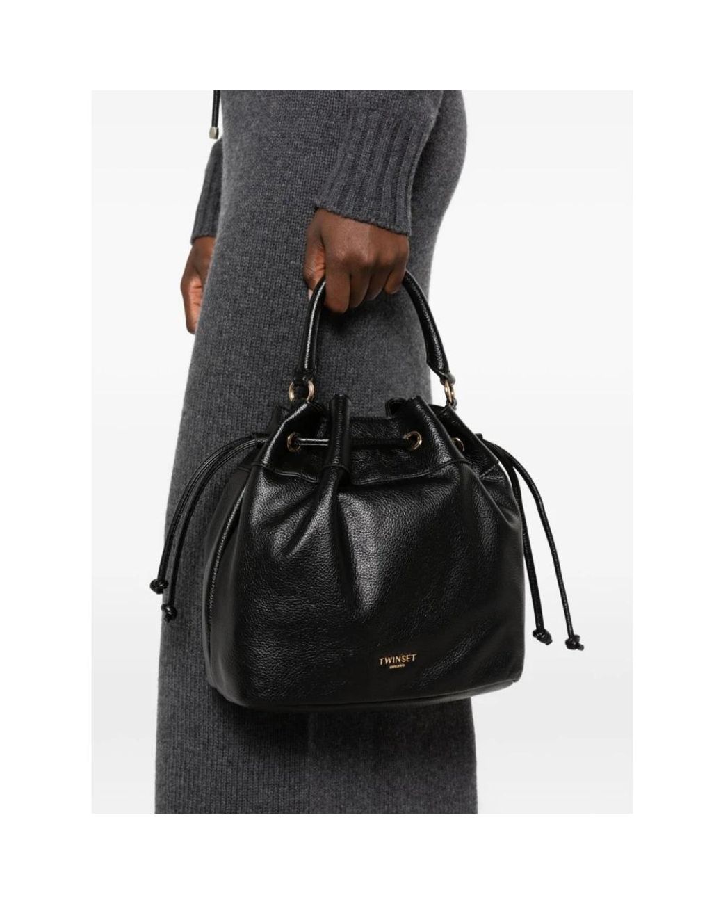 Twinset Black Bucket Bags