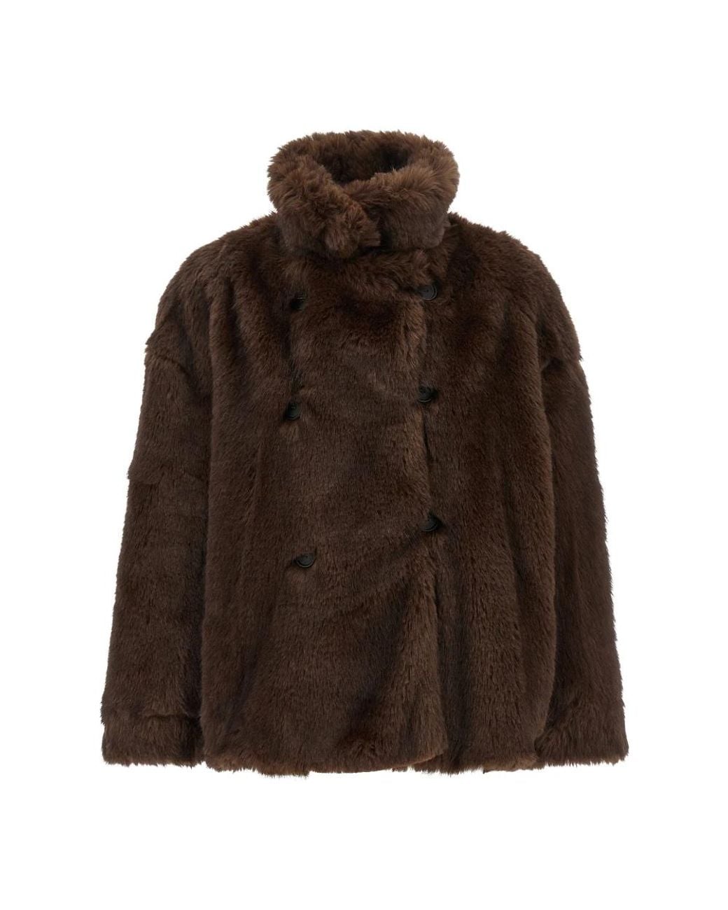 Thelatest Brown Faux Fur & Shearling Jackets