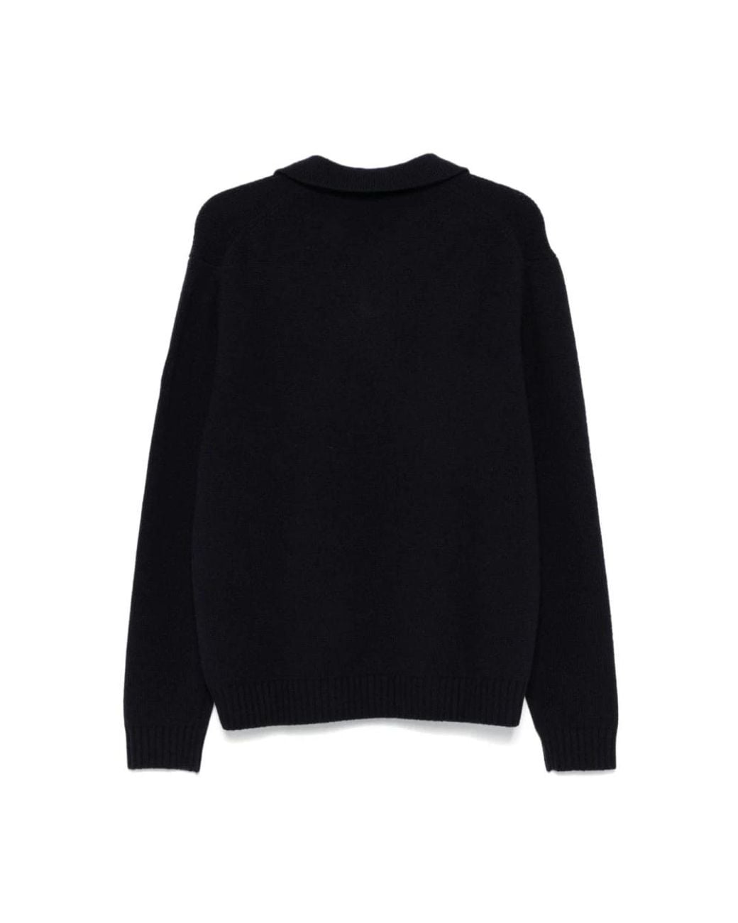 Aspesi Black V-Neck Knitwear for men