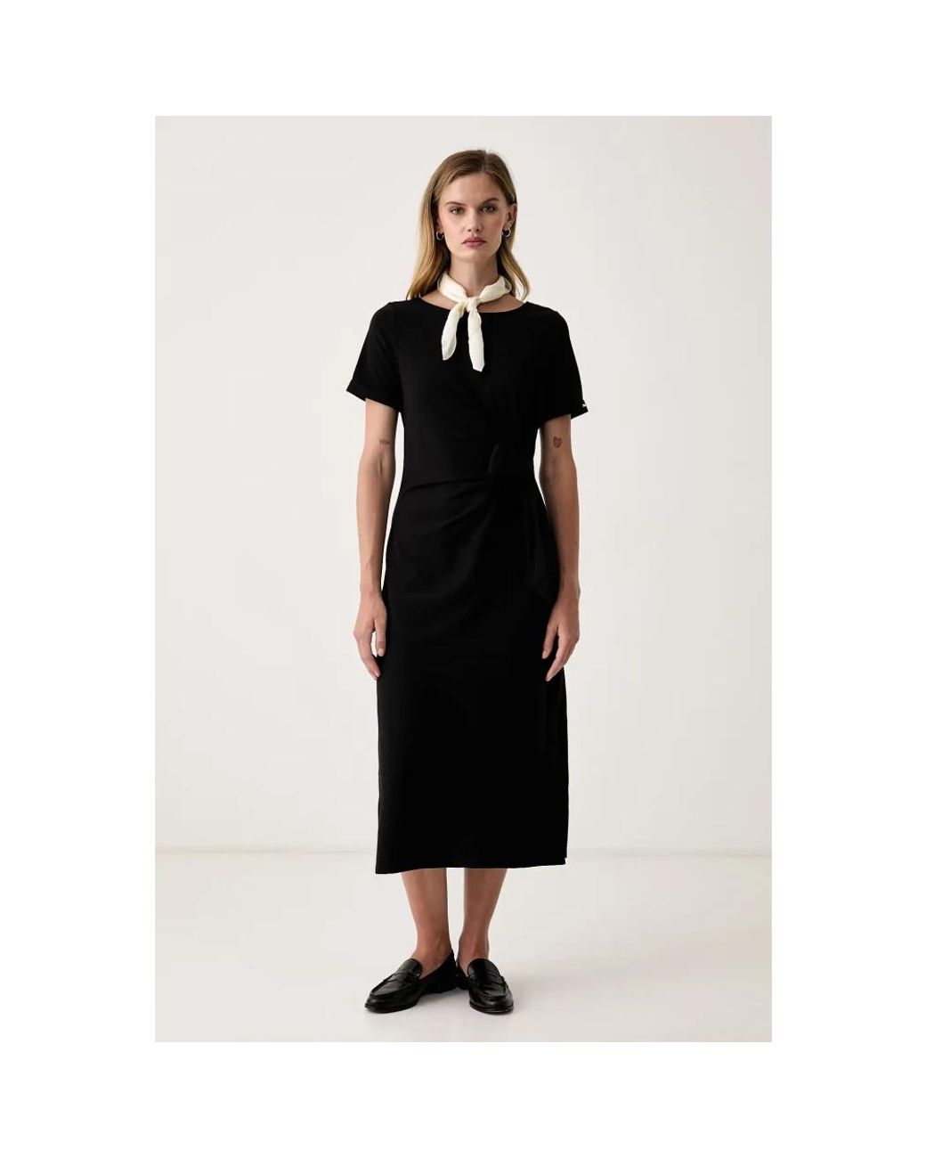Midi Dresses DKNY en coloris Black