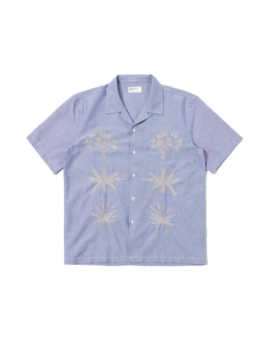 Universal Works Blue Short Sleeve Shirts for men
