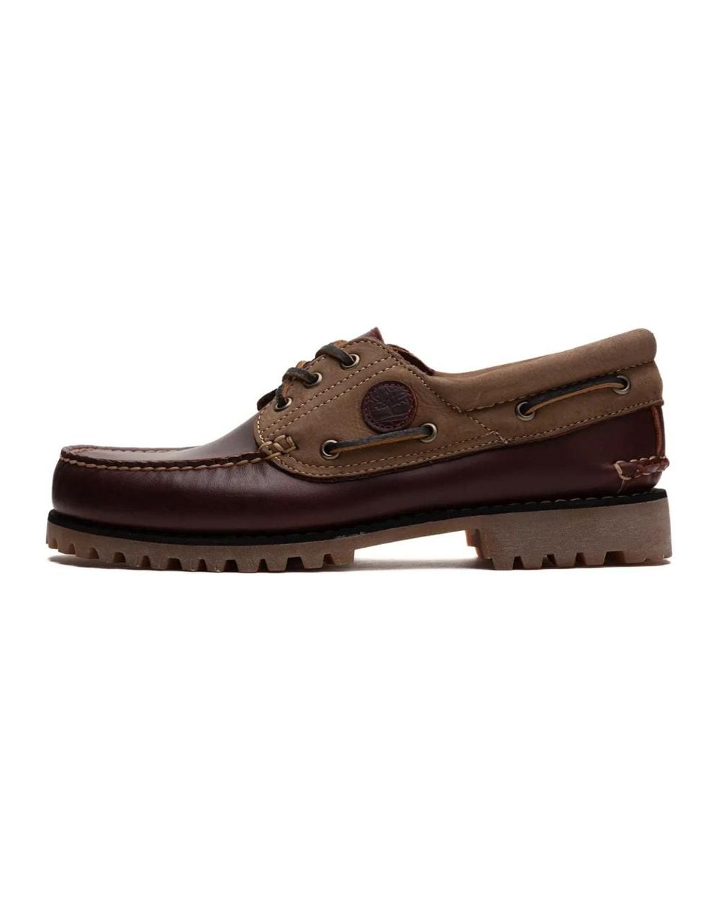 Timberland Authentic 3-Eye Lug Bootsschuh in Brown für Herren