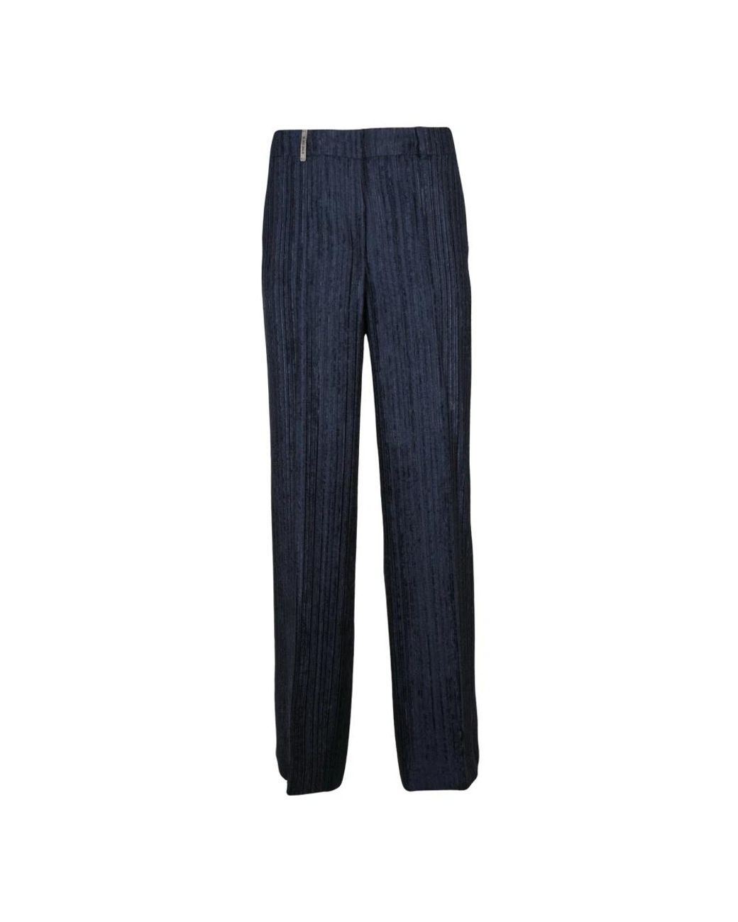 Peserico Blue Straight Trousers