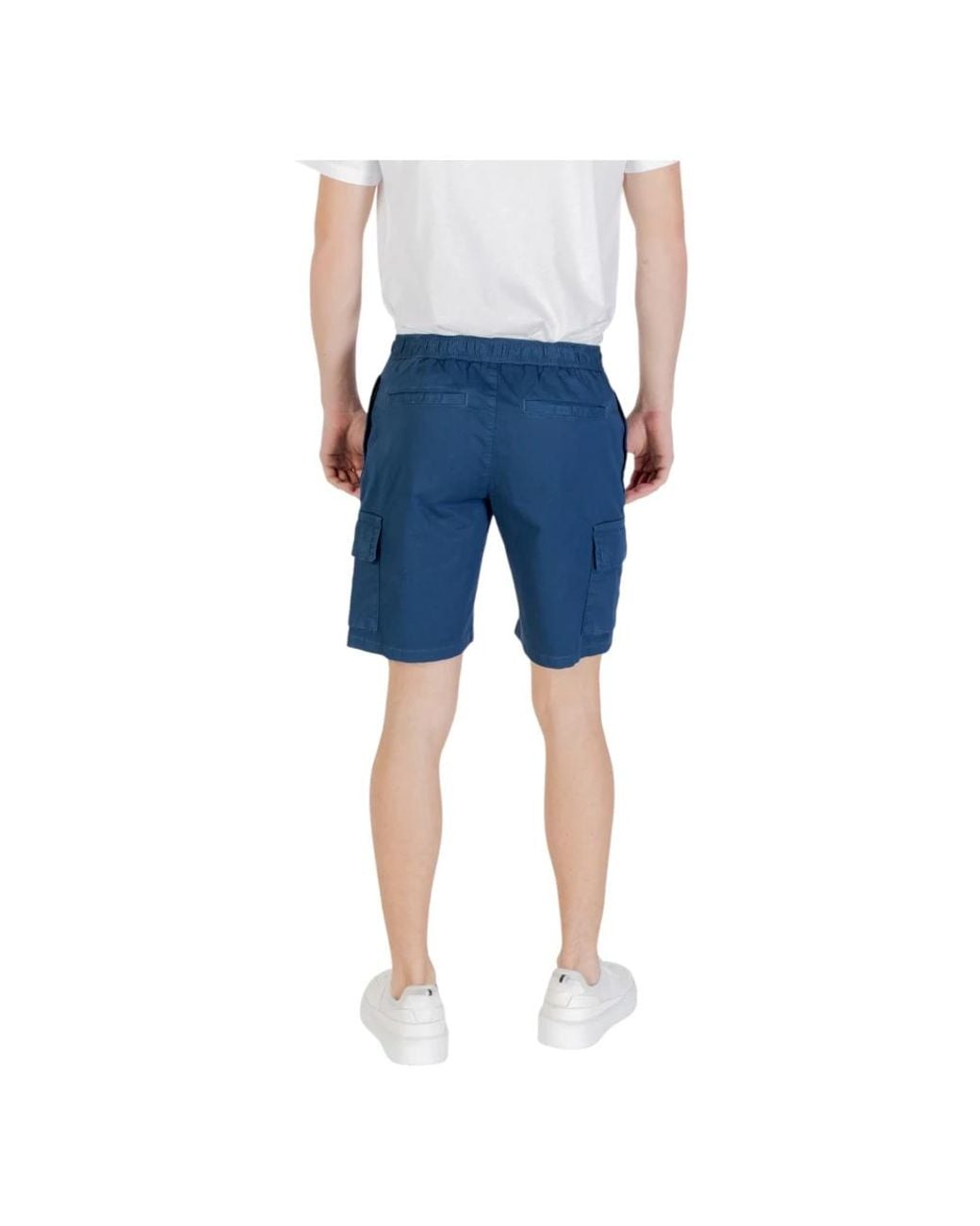 Boss Blue Casual Shorts for men