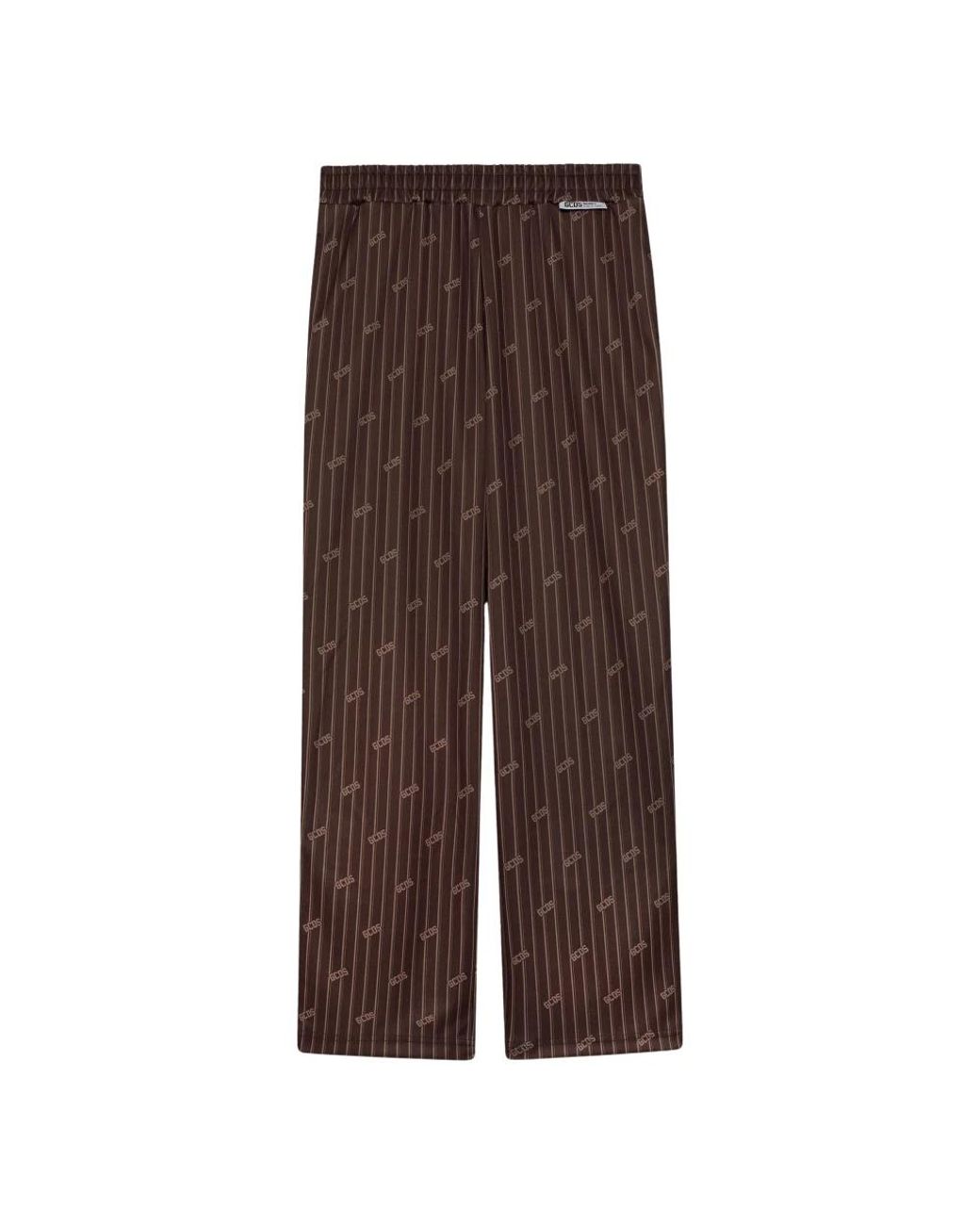 Gcds Brown Straight Trousers for men