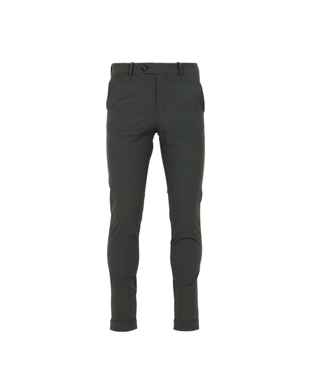 Rrd Gray Slim-Fit Trousers for men