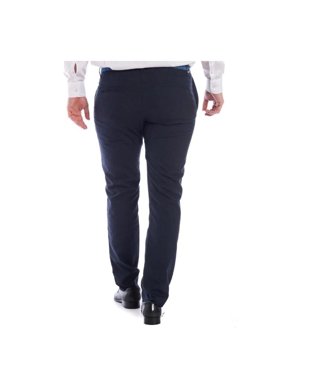 Daniele Alessandrini Blue Slim-Fit Trousers for men