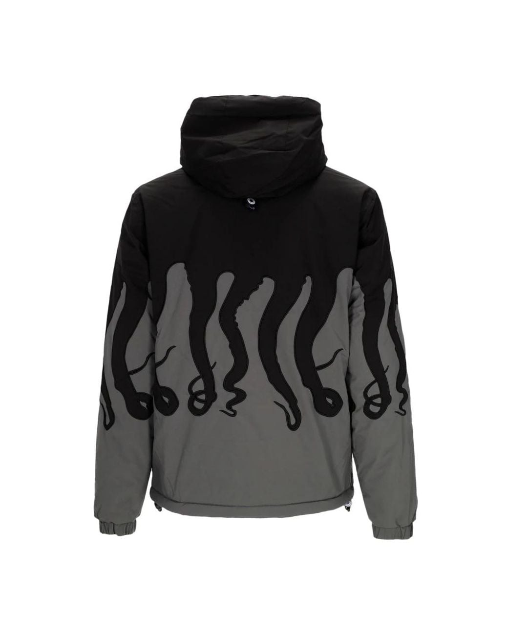 Octopus Jassen ,Zwart ,Polyester Zwarte Laagjas Met Capuchon in het Black voor heren