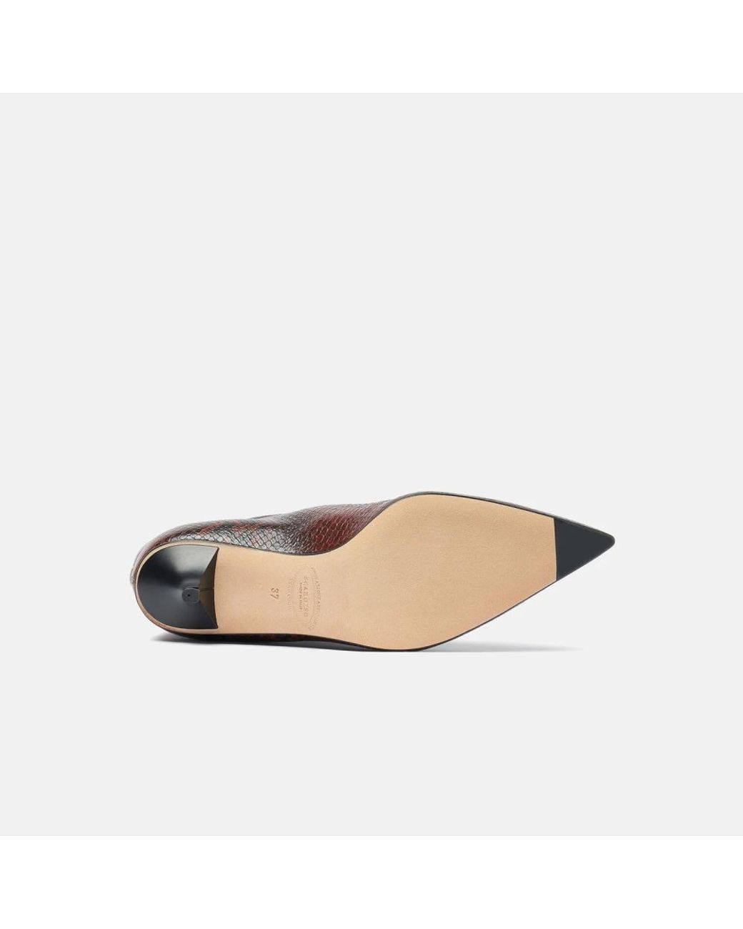 Scarosso Brown Barbara Snake
