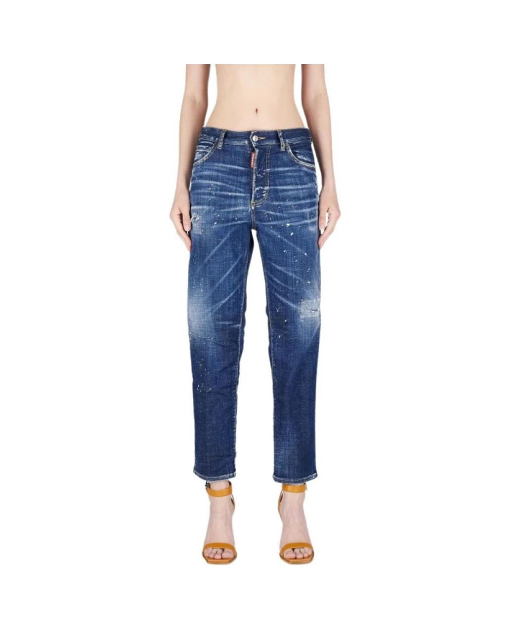 DSquared² Straight Jeans in het Blue