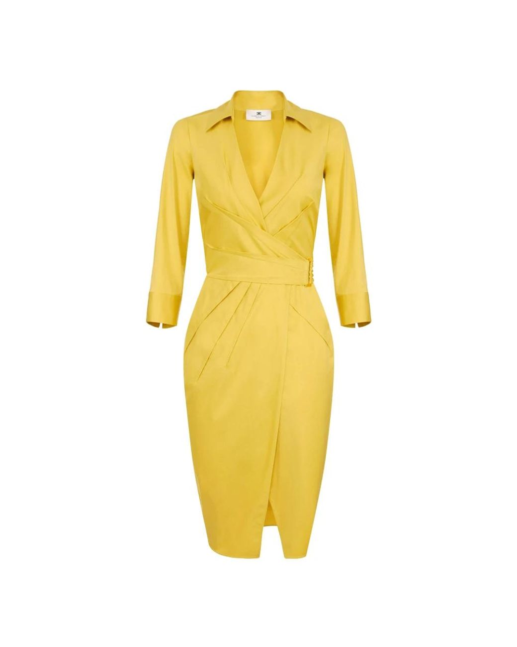 Elisabetta Franchi Yellow Party Dresses