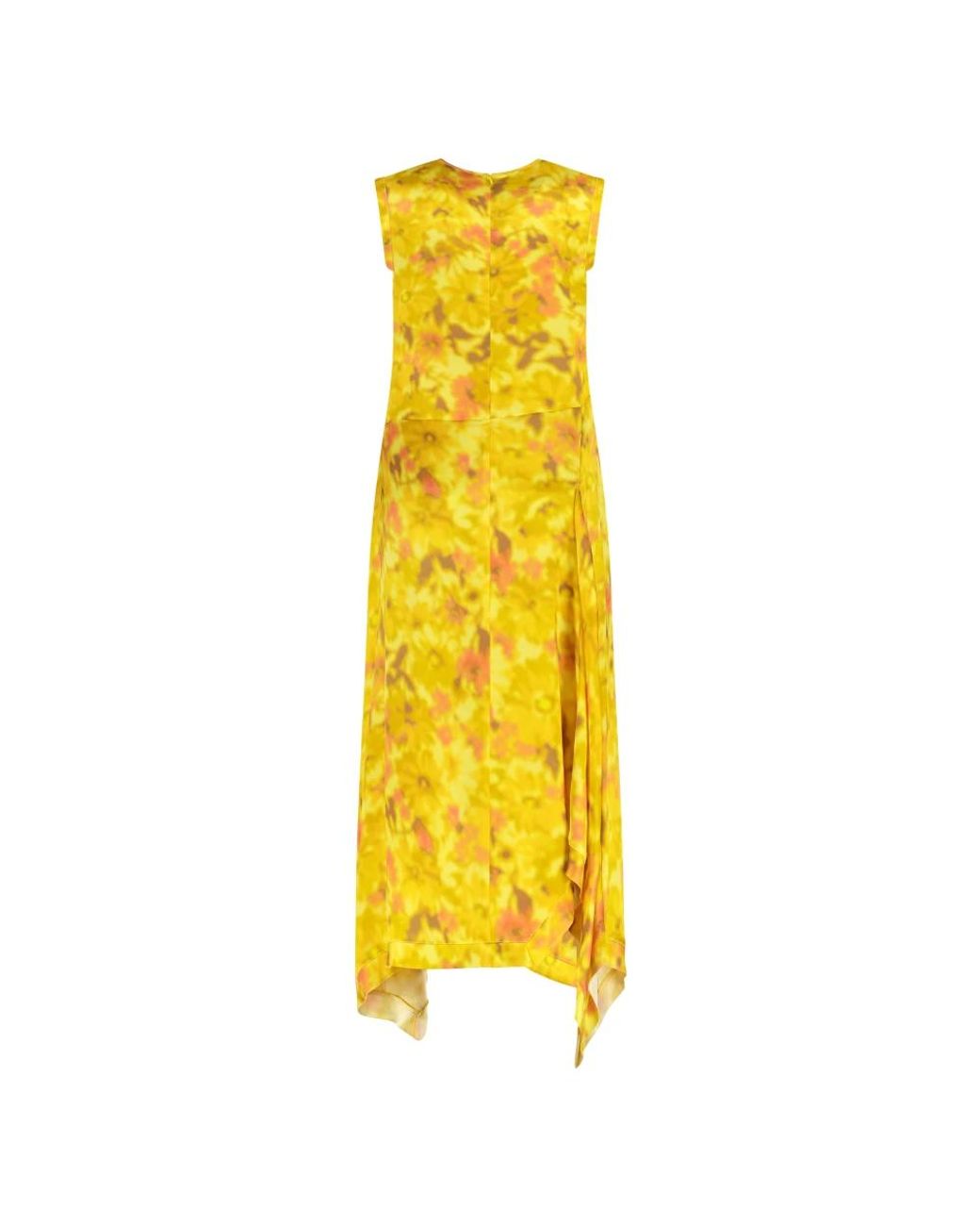 Midi Dresses Acne de color Yellow