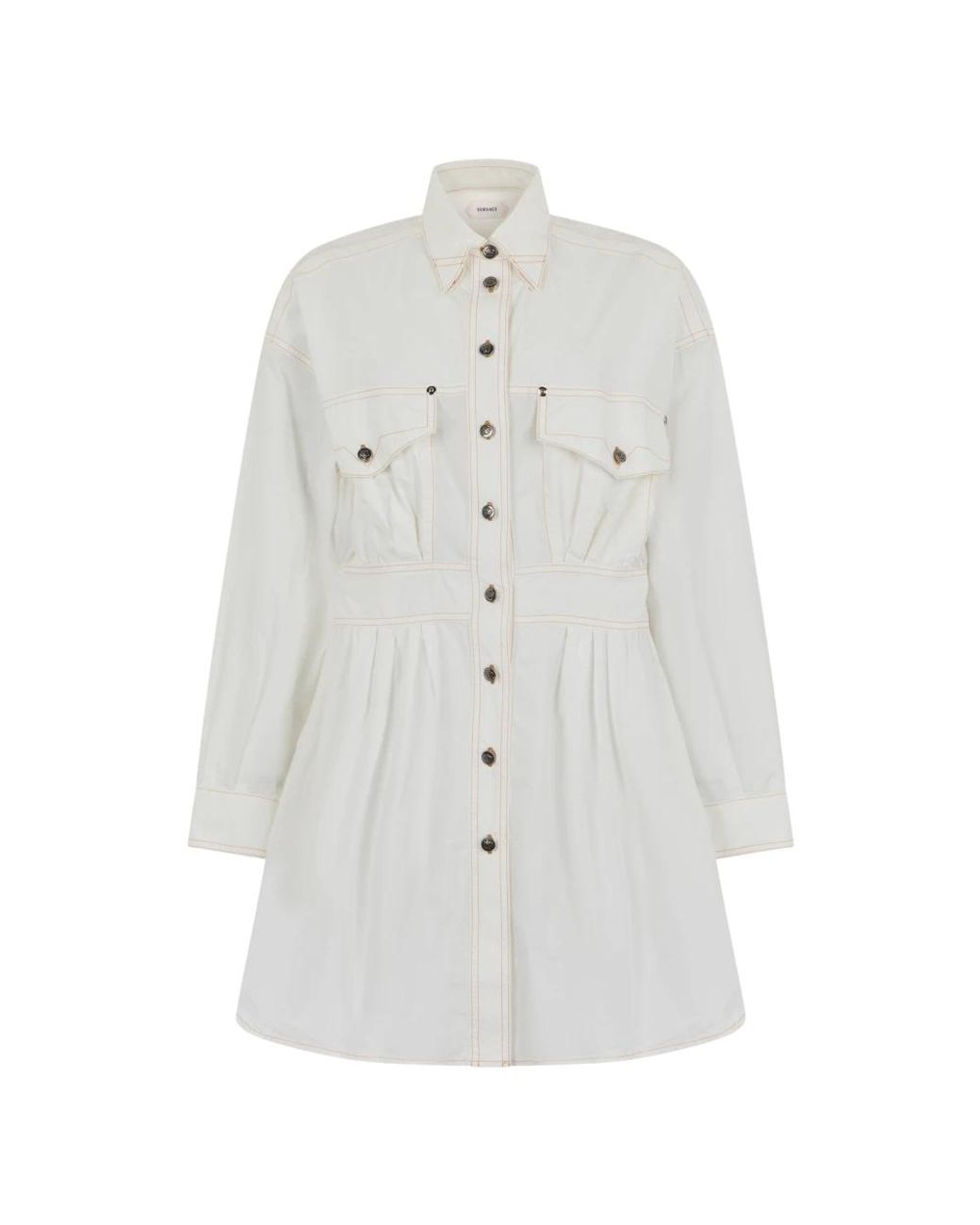Versace White Shirt Dresses