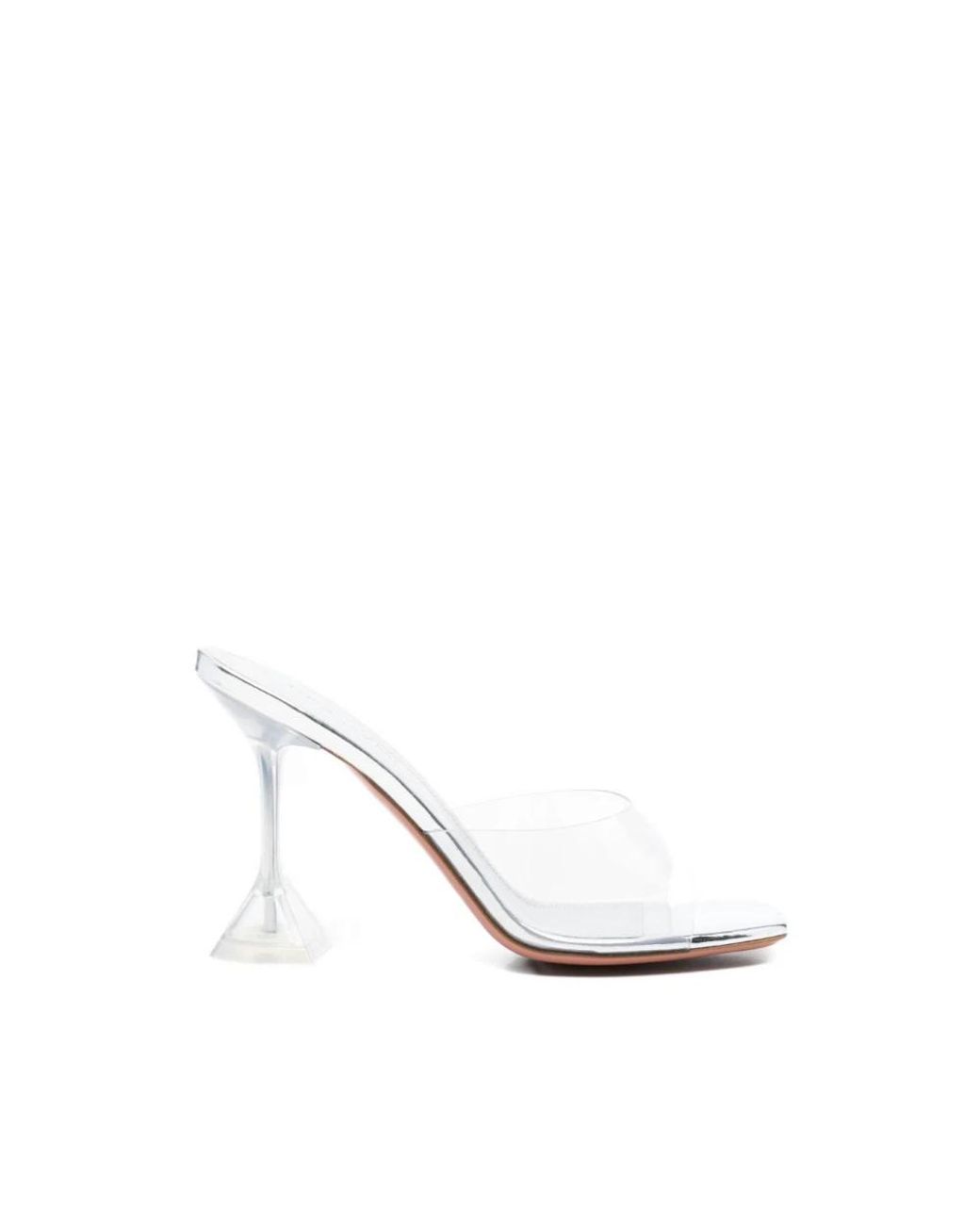 AMINA MUADDI White Heeled Mules