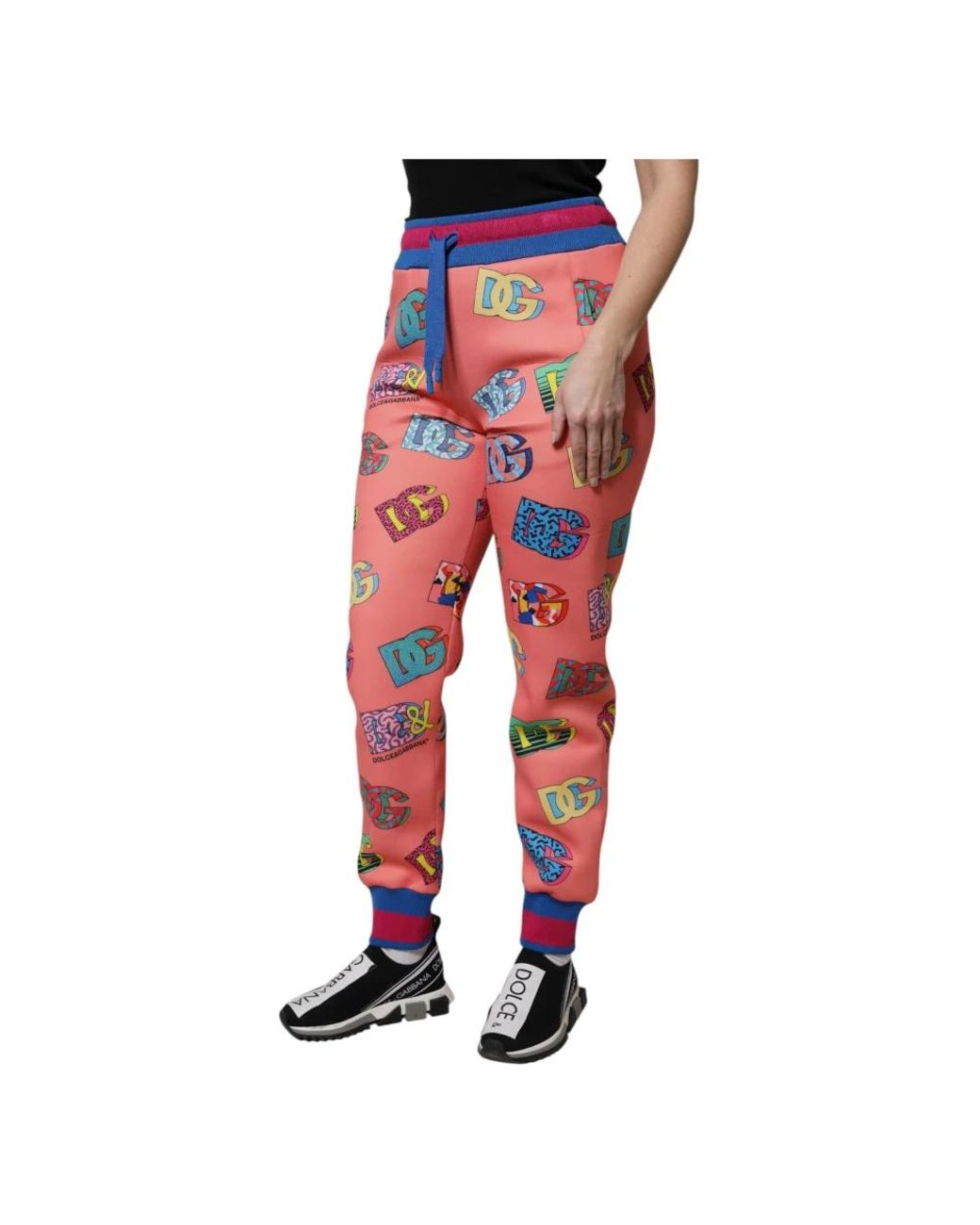 Dolce & Gabbana Red Sweatpants